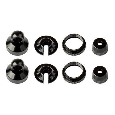 Team Associated Shock Parts, Black Aluminum: Enduro, ASC42079