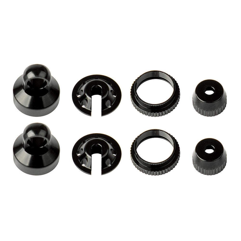 Team Associated Shock Parts, Black Aluminum: Enduro, ASC42079