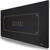 SLOWPLAY Godel Texas Hold'em Poker Mat | Portable Poker Table Top, Black and Champagne Gold, 70 x 35 Inch, Water Repellent, Noise Reduction, and Premium Carrying Bag for Games Everywhere view 1