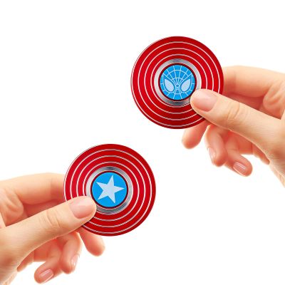 2-Piece Set Metal Fidget Spinner,Fidget Sensory Novelty Hand Finger Spinning Toys,Christmas Stocking Stuffers Gifts ADD ADHD Stress Relief and Anxiety Relieves for Kids Boys Teens.