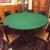 Poker Table Cover for Lifetime Tables in Speed lite + pad - Felt Table Cover Alternative fits 48", 60", 72" (Forest Green, 48 inch) view 4
