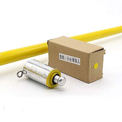 blue-ther 110cm Length Metal Appearing Cane Magician Wand Magic Tricks Stage Magic Classic Magic Toys Gimmick (Yellow)