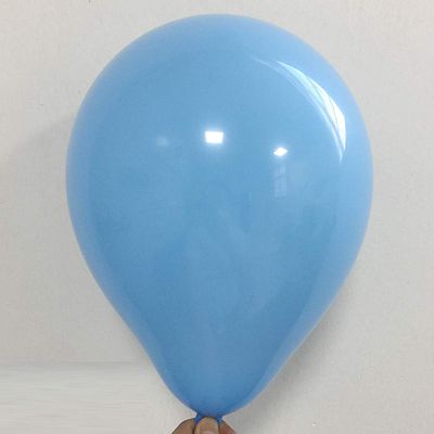 100pcs/lot 10inch 2.2g Latex Balloon Inflatable Air Balls Children's Birthday Party Balloons Wedding Decoration Float Balls (Light Blue)