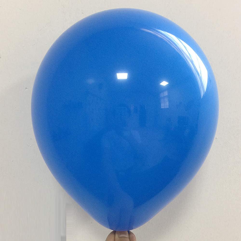 100pcs/lot 10inch 2.2g Latex Balloon Inflatable Air Balls Children's Birthday Party Balloons Wedding Decoration Float Balls (Dark Blue)