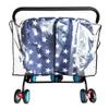 Weather Shield for Double Stroller Raincoat Universal Size Side by Side Baby Umbrella Stroller Rain Cover Scooter Twin Wind Shield Waterproof Jogger City view 4