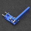 Dilwe RC Boat Rudder, Aluminum Rudder with Water Pickup for Remote Control Electric/Boat Model RC Car Replacement Parts(Blue, 75mm) view 3