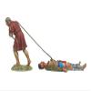 Team Miniatures Roman Empire ROM6015 Dragging The Dead Gladiator 1:30 Scale Pewter view 2