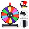 WinSpin 12" Prize Wheel Tabletop 14 Slots Heavy Duty Editable Spinning Wheel for Fortune Spinning Game Carnival & Tradeshow, Classic Series view 4