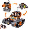 3-in-1 STEM Remote Control Building Kits - Tracked Car/Robot/Tank - 2.4Ghz Rechargeable RC Racer Toy Set Gift for 8-12 14 Year Old Boys and Girls Best Engineering Science Learning Kit for Kids 392pcs view 1