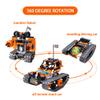 3-in-1 STEM Remote Control Building Kits - Tracked Car/Robot/Tank - 2.4Ghz Rechargeable RC Racer Toy Set Gift for 8-12 14 Year Old Boys and Girls Best Engineering Science Learning Kit for Kids 392pcs view 4