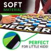 Franklin Sports Checkers and Four in A Row Mat Game - Addictive Family Fun! - Soft Play Mat for Kids of All Ages - Comes with 42 Plastic Pucks view 4