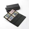 160 Pockets Trading Card Sleeves, Side Loading Pocket Binder, Album Pages Card Collector Coin Holders Wallets Sleeves Set (Black 160) view 1