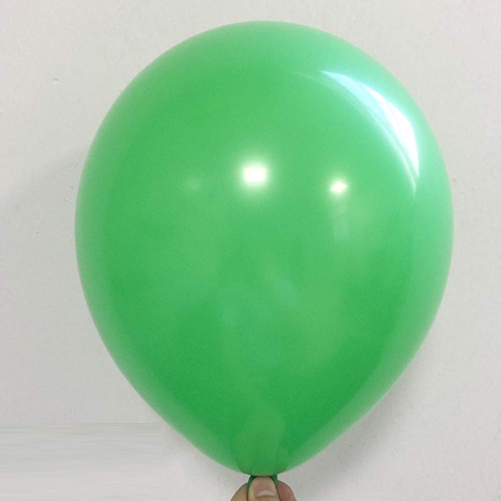 100pcs/lot 10inch 2.2g Latex Balloon Inflatable Air Balls Children's Birthday Party Balloons Wedding Decoration Float Balls (Dark Green)