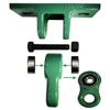 ABUSA Heavy Duty Green Swing Hangers Screws Bolts Included Over 5000 lb Capacity Playground Porch Yoga Seat Trapeze Wooden Sets Indoor Outdoor (4 Pack) view 2