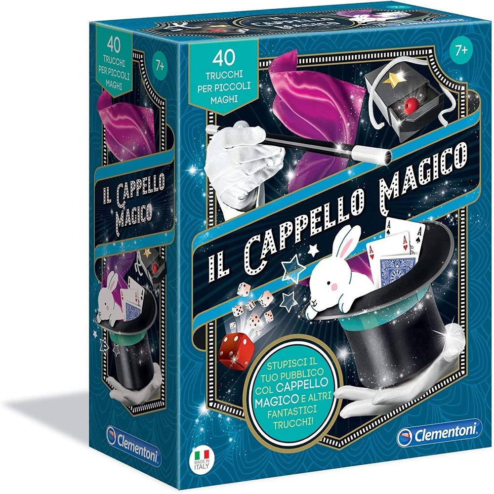 Clementoni 16184 - Magic Table Games Hat, Multi-Colour