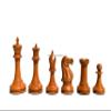 1855 Jaques Anderssen Series 4.4" Boxwood & Ebony- The Chess Empire Luxury Staunton Wood Chess Pieces only Set view 2