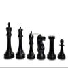 1855 Jaques Anderssen Series 4.4" Boxwood & Ebony- The Chess Empire Luxury Staunton Wood Chess Pieces only Set view 3
