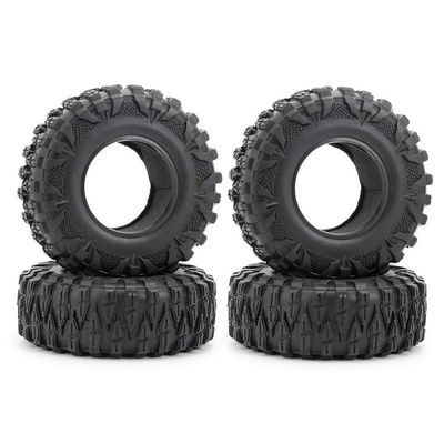 4pcs 2.2'' Crawler Tire OD with Foam 120mm for 1/10 AXIAL SCX10 D90 CC01 90018 RC Crawler Cars