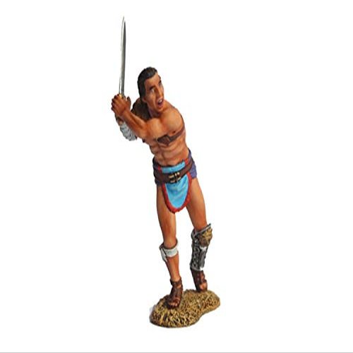 Team Miniatures Roman Empire ROM6010 Thraex Gladiator Barca with Sword 1:30 Scale Pewter