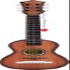 23" Acoustic Guitar, Kids 6 String Toy Guitar - Realistic Steel Strings - Beginner Practice First Musical Instrument for Children, Toddlers (Walnut) view 1