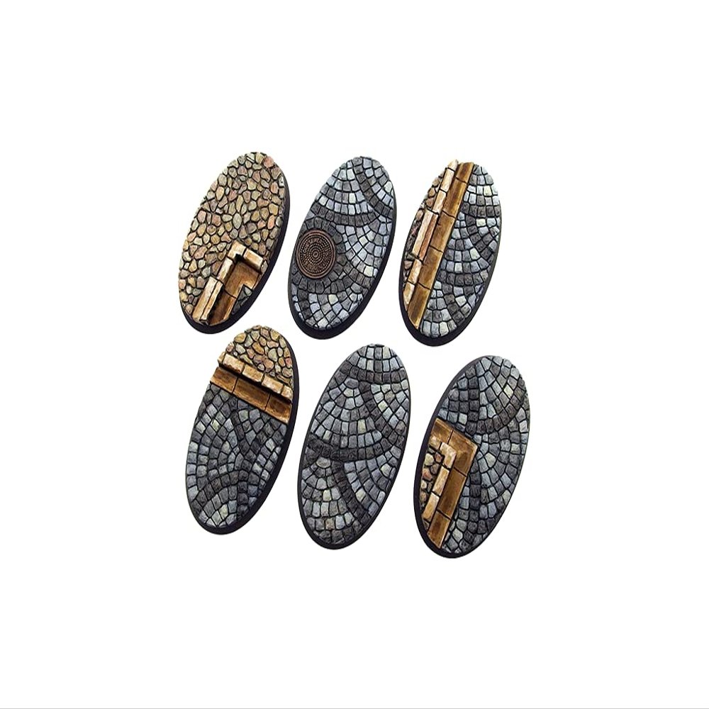 Micro Art Studio 60mm Cobblestone - Oval Bases