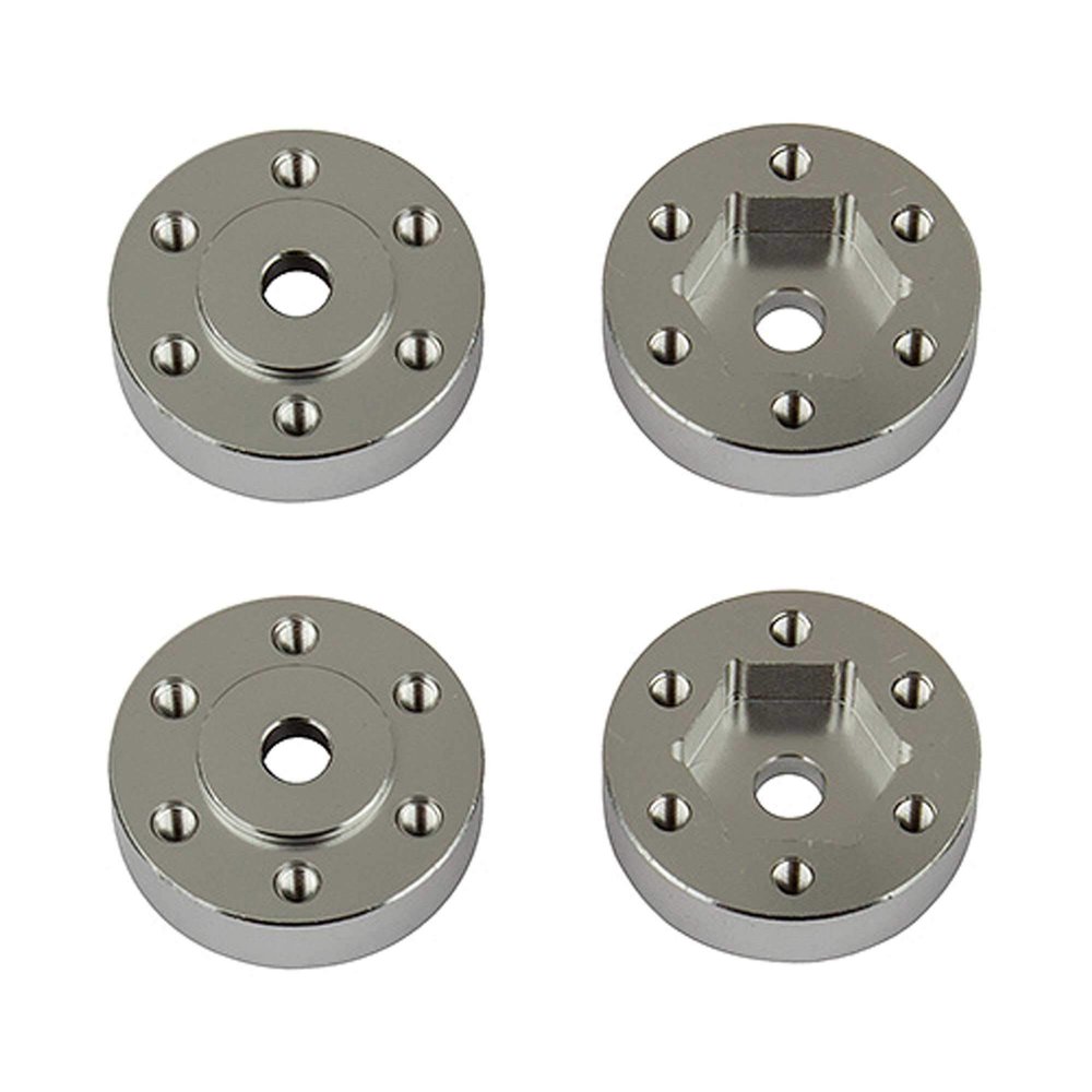 Team Associated FT Enduro Beadlock Hex Adapters, Aluminum, ASC42103