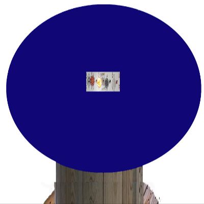 Poker Table Cover for Lifetime Tables in Speed lite + pad - Felt Table Cover Alternative fits 48", 60", 72" (Blue Navy, 72 inch)
