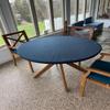 Poker Table Cover for Lifetime Tables in Speed lite + pad - Felt Table Cover Alternative fits 48", 60", 72" (Blue Navy, 72 inch) view 2