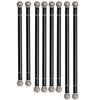 8Pcs RC Links Rod CNC Aluminum Linkage for 1/10 Axial SCX10 Crawler, Black view 1