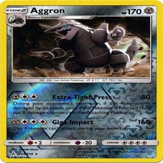 Aggron - 125/214 - Rare - Reverse Holo - Unbroken Bonds