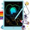 FLUESTON LCD Writing Tablet, 10 Inch Doodle Board Toys Gifts for 3-8 Year Old Girls Boys, Colorful Electronic Drawing Pad for Toddler, Valentines Gifts for Kids Educational Learning Travel Toy - Blue view 1