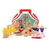 kipod Ta-Da Wooden Circus Balancing Game Stacking Toy for Boys and Girls Ages 3&Up  Develop Hands-On Spatial Awareness  Fun to Learn Through Play  Montessori Inspired Exploration view 3