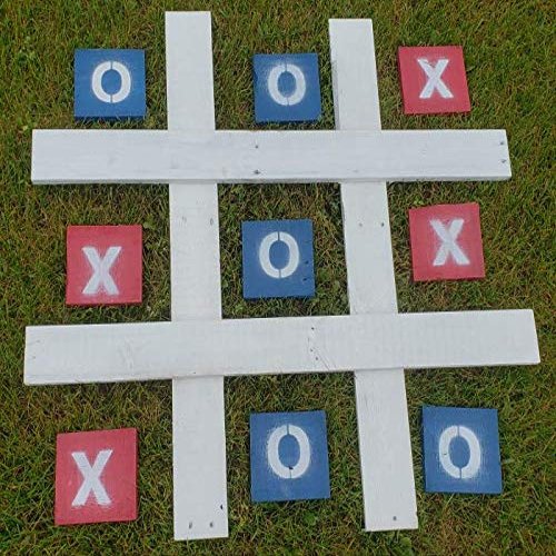 Handmade Outdoor Backyard Pallet WoodTic Tac Toe