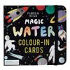 Floss & Rock Magic Water Cards - Space Theme - Reusable & Portable - Discover Colors & Patterns That Appear and Disappear - Educational Toy for Kids with Water Pen and Travel Case view 1