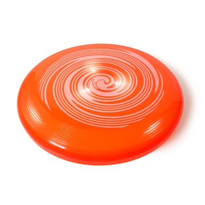 TychoTyke Classic Flying Disc Outdoor Toy 10 Inch Light Up Flyer Picnic - Orange