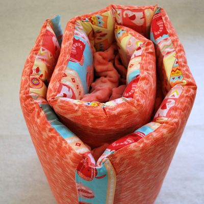 Boho Baby Coral Quilted Nap Mat