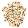 1000PCS scrabble letters for crafts - DIY wood gift decoration - making alphabet coasters and scrabble crossword game wood letter tiles/wooden scrabble tiles A-Z capital letters for crafts, pendants, view 1