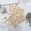 1000PCS scrabble letters for crafts - DIY wood gift decoration - making alphabet coasters and scrabble crossword game wood letter tiles/wooden scrabble tiles A-Z capital letters for crafts, pendants, view 4