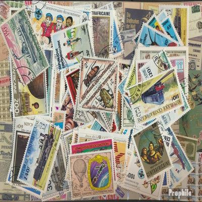Central African Republic 800 Various Stamps (Stamps for Collectors)