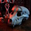 Amosfun Sheep Head Mask Halloween Sheep Skull Cosplay Mask Halloween Party Horror for Cosplay Party Props (Beige) view 4