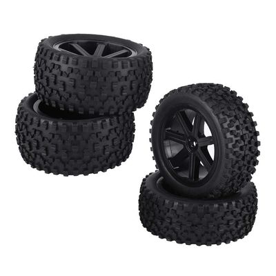 4pcs RC Racing Tire, 1/10 Drift RC Tires RC Truck Wheel Tyre Rubber Tire Fit for ZD Racing Car(Black) Rc Car Tires Rc Car Tires 1 Rc Wheels