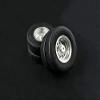 Lesu Metal Hub W/Tyres Spare Part for 1/14 Rc Truck Trailer Tractor DIY Model view 1