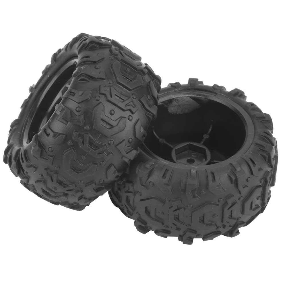 VGEBY1 2pcs RC Truck Tire, Wheel Tyre Hub Tire for 9300 9302 1/18 Model Car