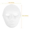 Amosfun 24Pcs DIY Mask Blank Painting Male Full Face Mask for Halloween Ghost Cosplay Masquerade Hip Hop Dance Party Favors view 2