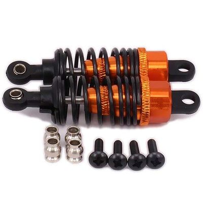 Part & Accessories 68MM Long Adjustable Shock Absorber Damper Oil Filled Type For Rc Car 1/10 HPI RS4 114435 Damper RS4006 6061-T6 Aluminum - (Color: Orange)