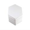 Apostrophe Games Blank Hexagon Playing Cards (Matte Finish) 3.25" x 3.75", 120 Blank Cards, Board Game Cards view 1