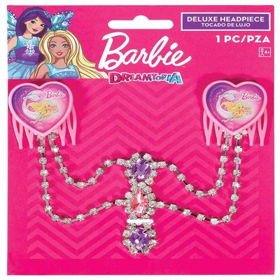 amscan Barbie Mermaid Kids Diamond Hair Accessory- 1 pc.