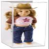 Better Display Cases Clear Acrylic Figure Display Case for Figurine Miniature Doll Bobblehead , Doll Stands (Vertical or Horizontal) Display Box for Figures,DIM:8" L x 8" W x 20" H.(A085-WB-WM) view 1