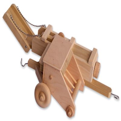 AmishToyBox Wooden Toy Hay Baler, Amish-Made