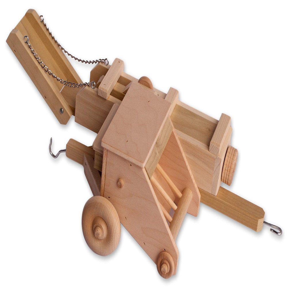 AmishToyBox Wooden Toy Hay Baler, Amish-Made
